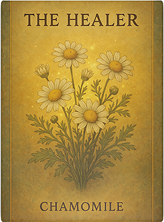 The Healer, Chamomile Tempered Glass Cutting Board