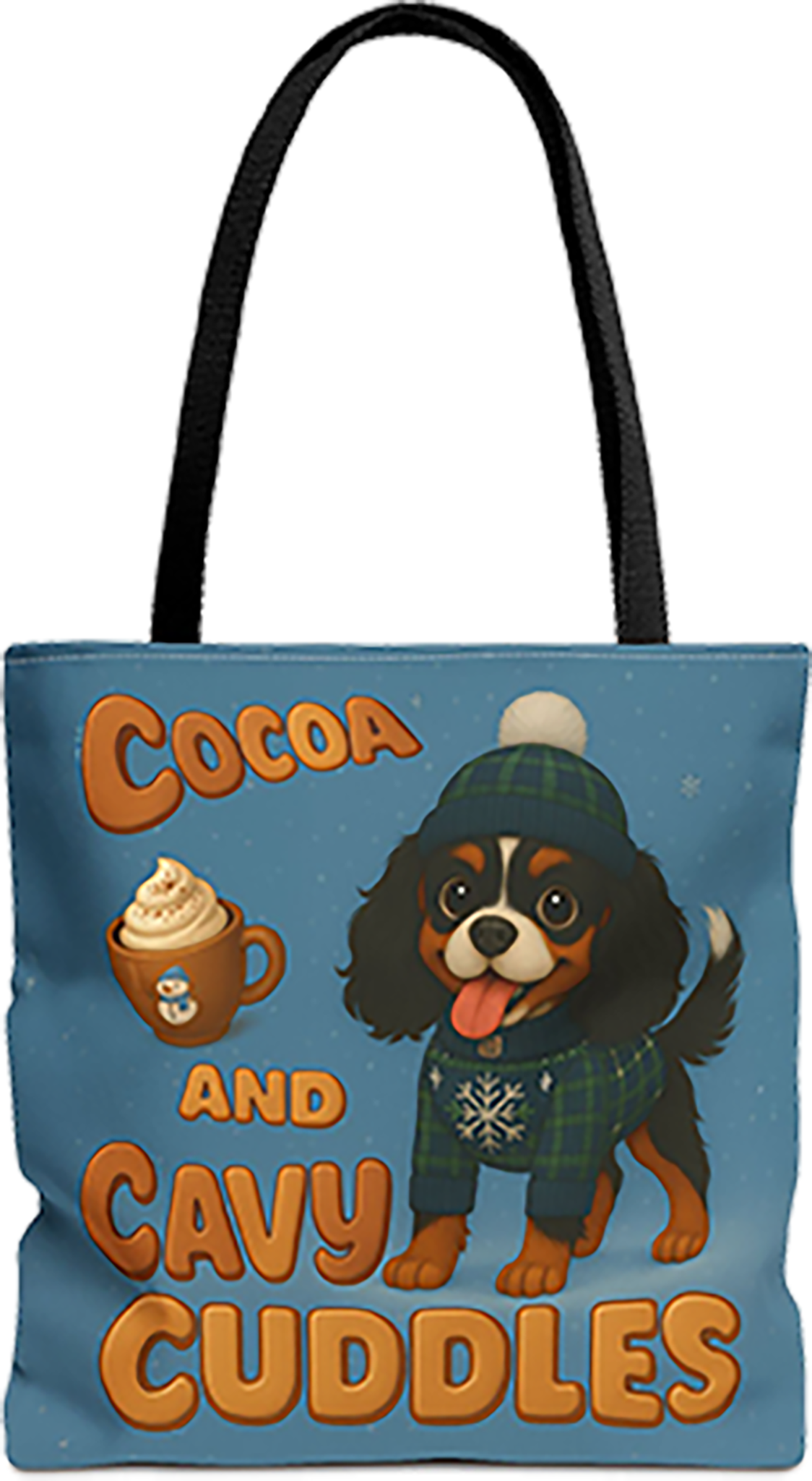 Cocoa and Cavy Cuddles Tote Bag, Tricolor Edition