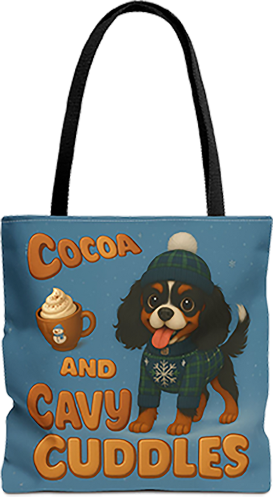 Cocoa and Cavy Cuddles Tote Bag, Tricolor Edition