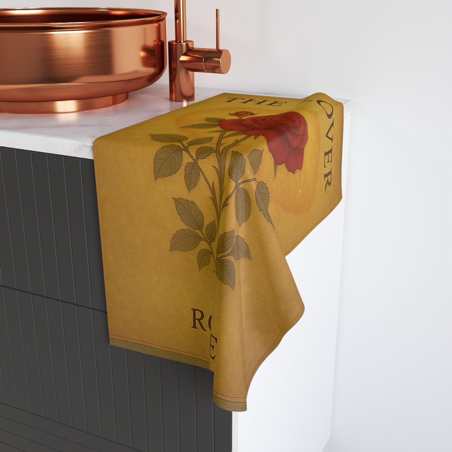 The Lover, Rose Botanical Hand Towel