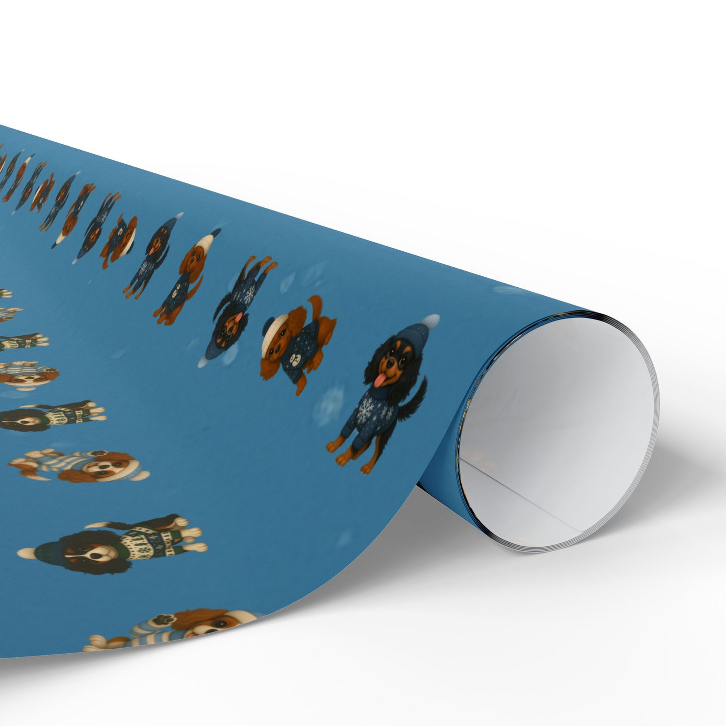 Cavalier King Charles Spaniel Pattern Wrapping Paper — Cute Dog Gift Wrap for Pet Lovers