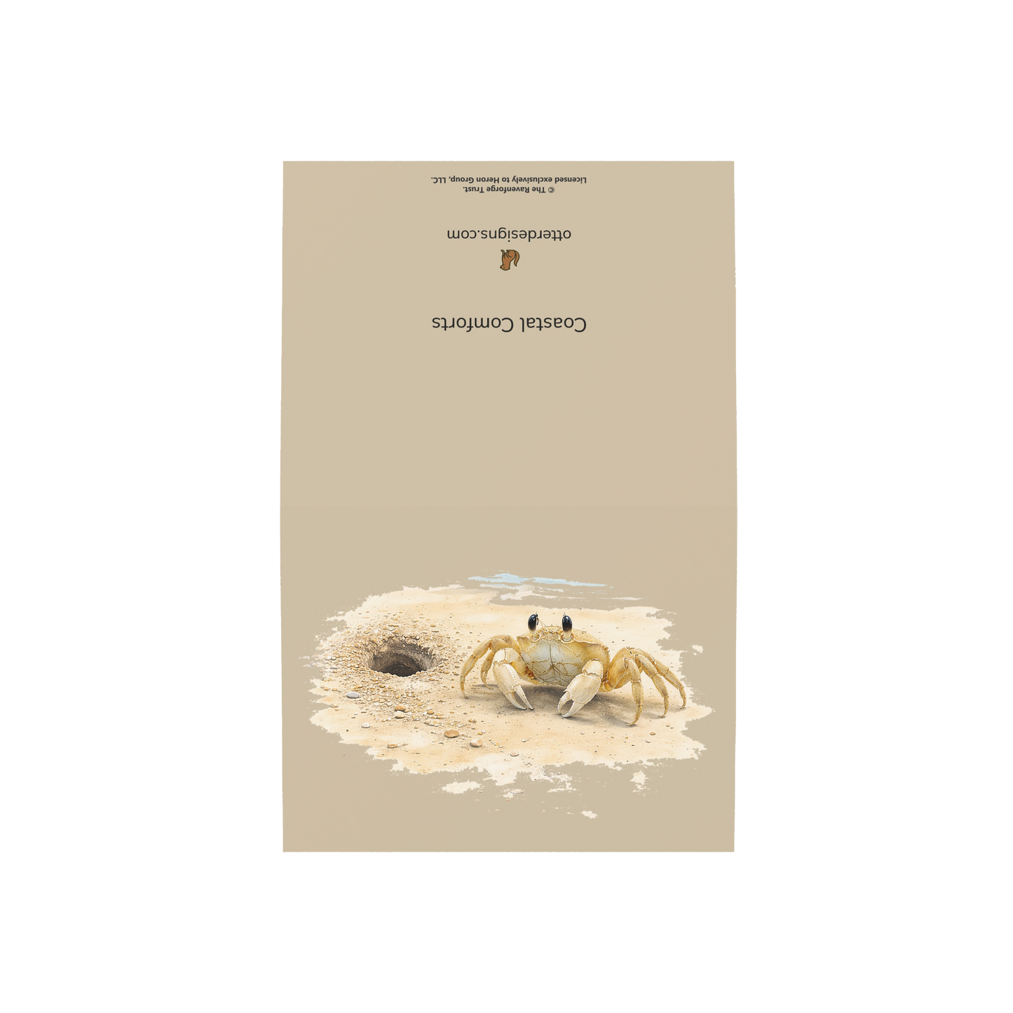 Coastal Ghost Crab Greeting Cards, 10ct