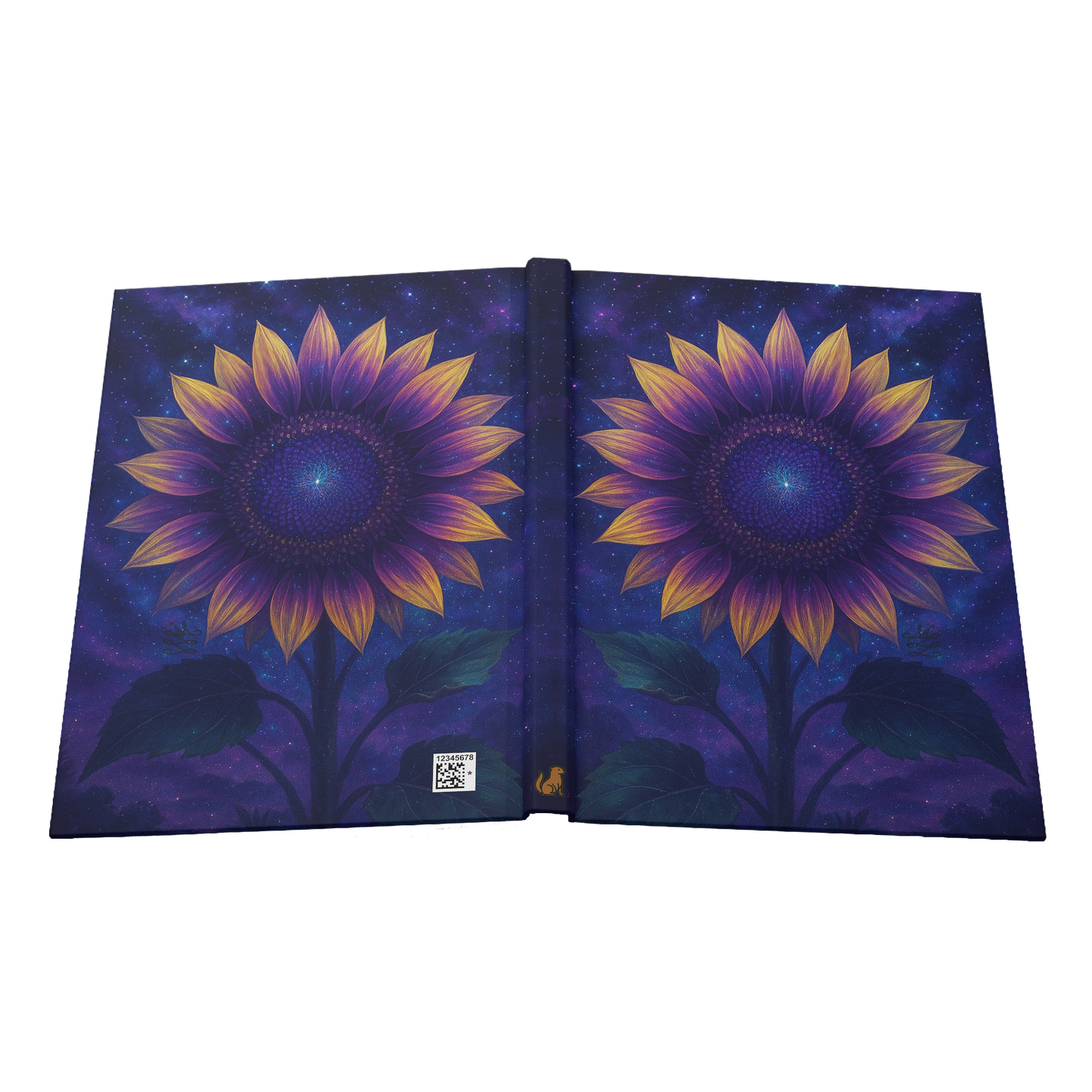 Nebula Bloom Hardcover Journal, Ruled Line
